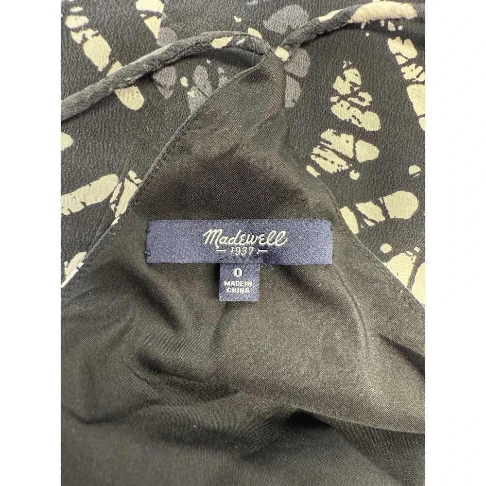 Madewell Silk Starview Dress Spaghetti Strap Women's Size 0 With Pocket's - Picture 3 of 8